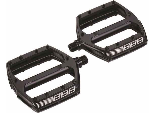 BBB CoolRide BPD-36 Platformpedal Sort Alu, 103x90mm, 20-pins, 440gr